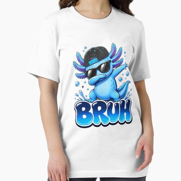 Bruh Dabbing Axolotl Funny Mens Kids Boys Teens Axolotls