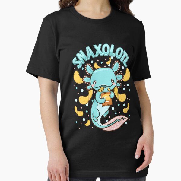 Cute & Funny Snaxolotl Adorable Snacking Axolotl