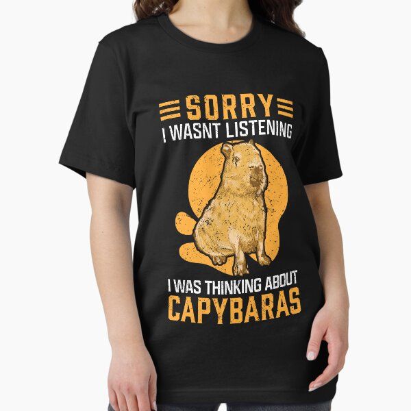 Capybara distracted South American capybara