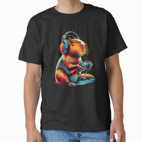 Capybara Gaming - Funny Gamer Capybara Design