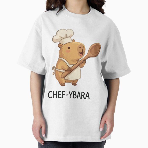 Chef-ybara Cute Chef Capybara Wooden Spoon Baking