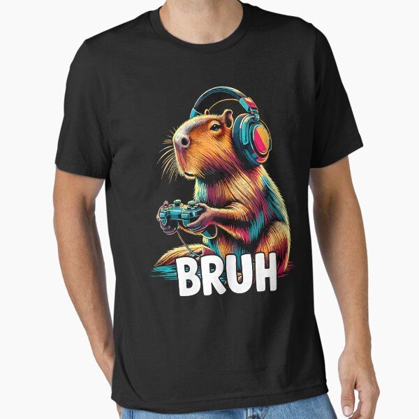 Bruh Capybaras Funny Video Games Capybara Gamer Gaming