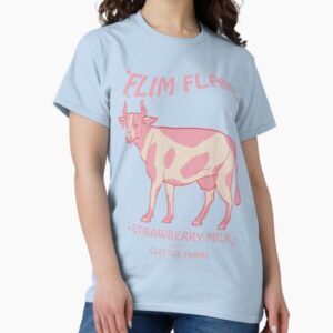Flim Flam Strawberry Milk Cow — graphic tee