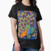 Colorful Paisley Peacock Rainbow Bird — graphic tee