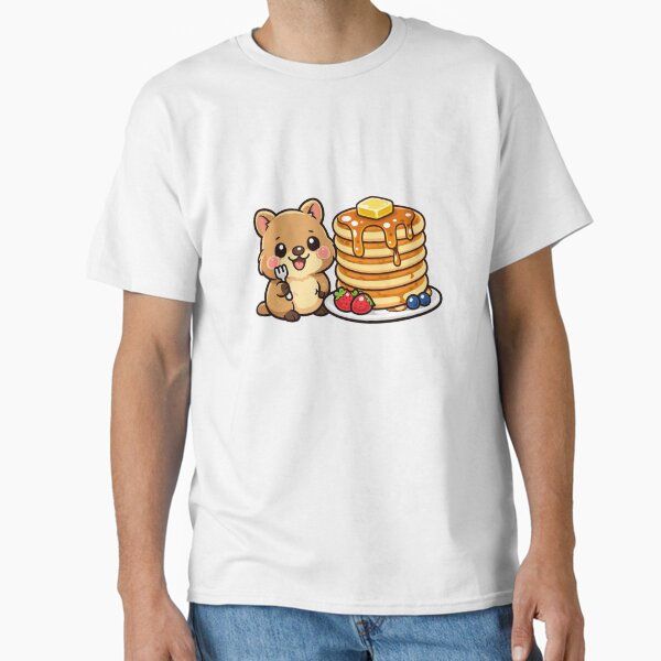 Cute Quokka Pancake - Kawaii Smiling Animal Food Sticker