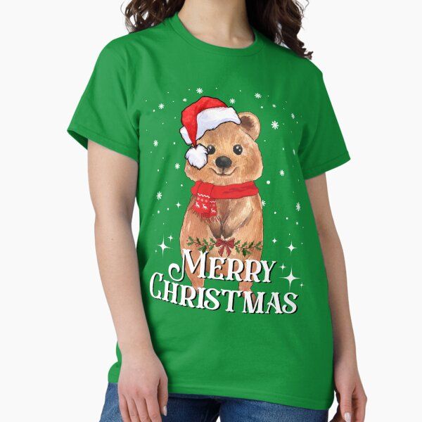 Merry Christmas Quokka - Australian Christmas Xmas Quokka Gift Men Woman Kids.